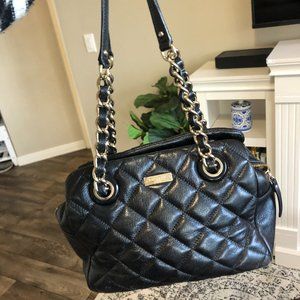 Black Quilted Kate Spade Handbag